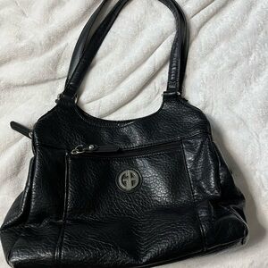 Giani Bernini Black Leather Handbag